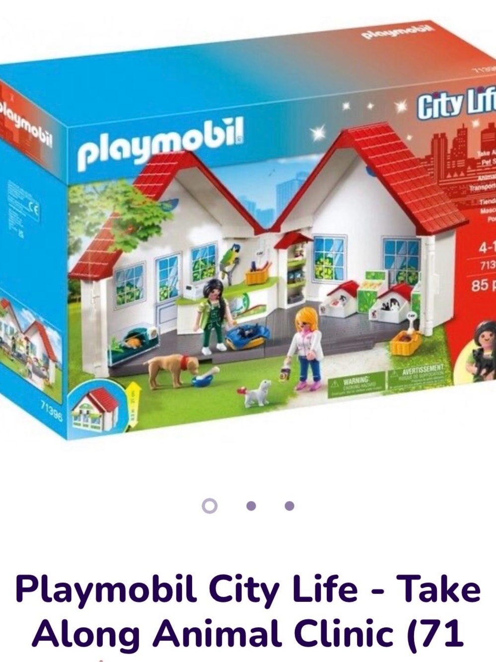 Playmobil City Life Take-Along Animal Clinic - 5633